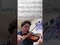 Warming Up With A Crazy Passage From Ligeti Violin Concerto