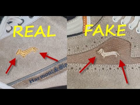 Harmont and Blaine shoes real vs fake. How to spot counterfeit Harmont & Blaine