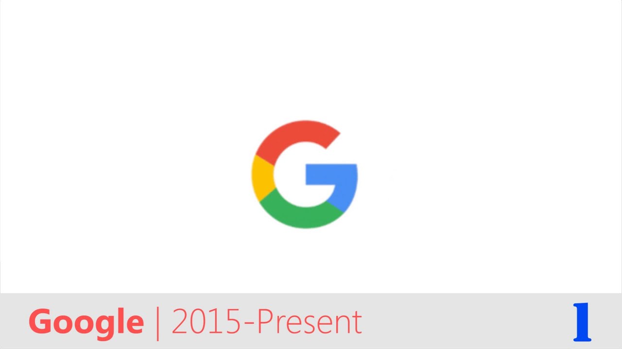 Google and other tech companies logo changes