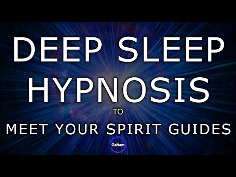 Deep Sleep Hypnosis To Meet Your Spirit Guides ~ Guided Sleep Hypnosis ⚡STRONG⚡ DeepTrance