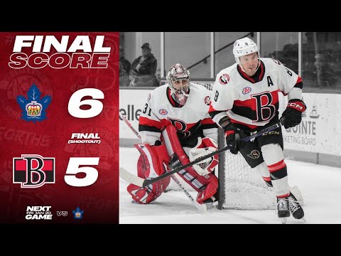 HIGHLIGHTS: Toronto Marlies - 6 @ Belleville Senators 5 (SO)