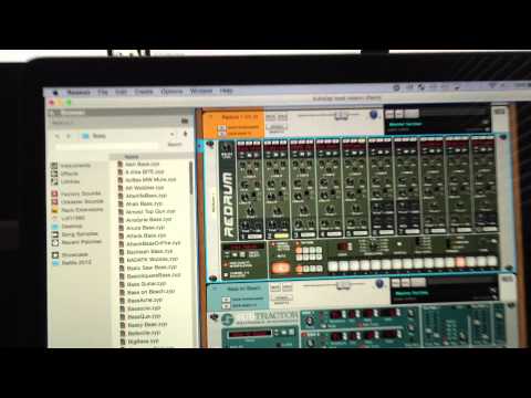 Livid Instruments Base and Reason 8.3 Redrum XOX Sequencing