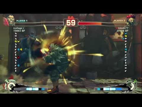 Tokido [Akuma] vs - R - [Balrog] SSF4 Japanese Online Ranked Matches - TRUE-HD