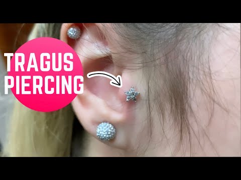 Tragus Piercing (tragus) - „a legkényesebb és nőies piercing tragusa (tragus piercing) - csak