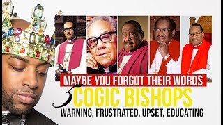 LIVE🚨🔥 5 COGIC Bishop's Warning, Frustrated Words! 2 Pattersons, Ford, Owens, Blake A Must See Share