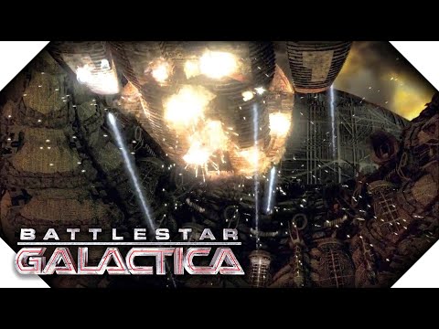 Battlestar Galactica | Galactica Vs Cylon Ship