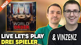 World Order ● Live Let's Play inklusive Regelerklärung ● 3 Spieler ● deutsch