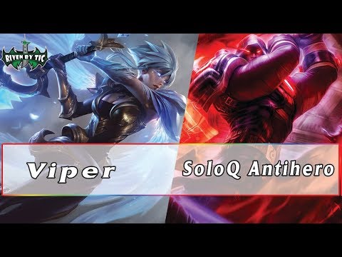 [ Viper ] Best Riven vs Best Jayce [ SoloQ Antihero ] Top -  Riven new montage 2017    Viper Replays