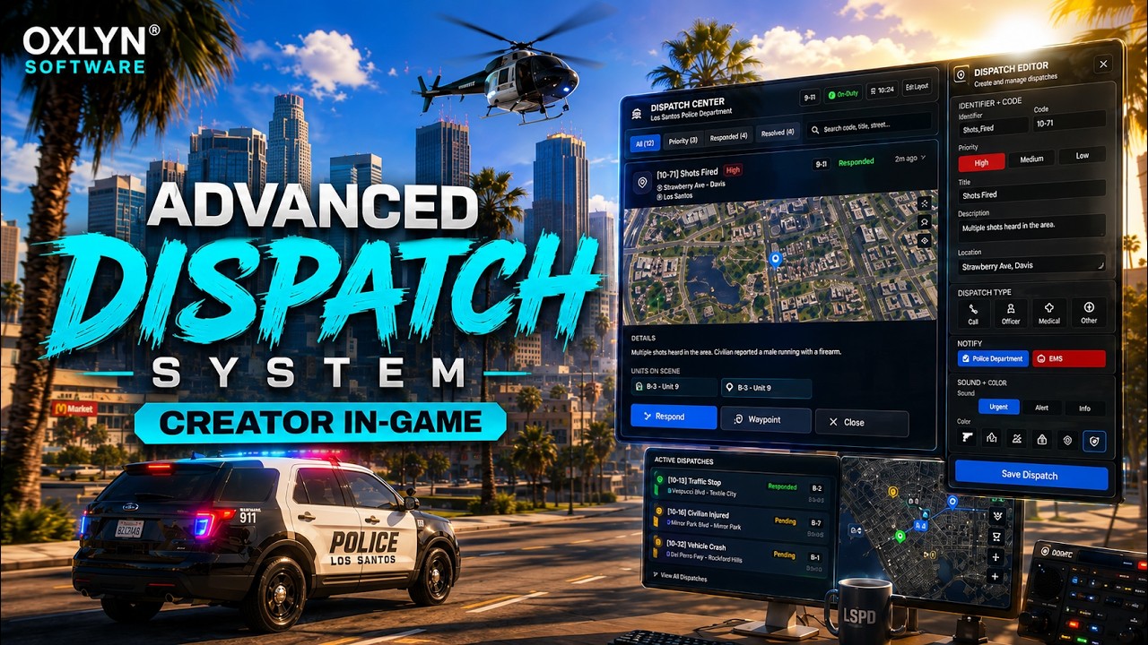 Oxlyn | Advanced Dispatch System