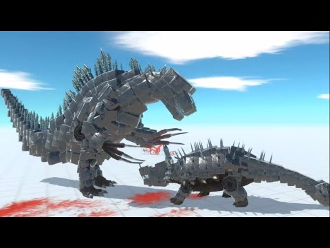 Anguirus VS MechaGodzilla VS Every Strong Unit | Epic Battle - Animal Revolt Battle Simulator