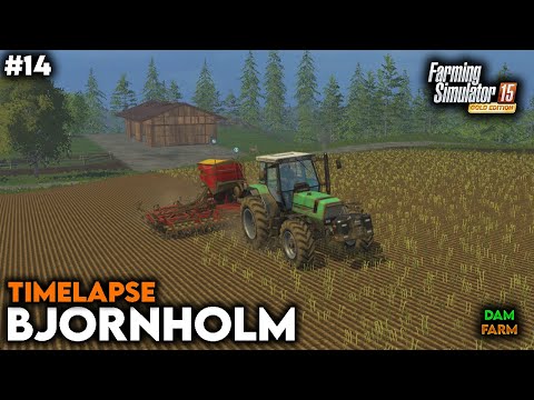 Sowing wheat & Mowing grass for silage - Farming Simulator 15 Gold Edition (Bjornholm) | #14