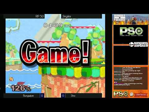 RIP 50 - Melee Singles - BungWipe (Fox) vs Sha (Marth)