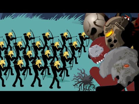 Golden Archidon Army vs All Bosses - Insane | Stick War Legacy