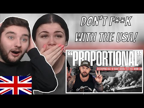 British Couple React to America Obliterates Half Of Iran's Navy In 8 Hours! Operation Praying Mantis