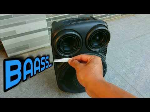 How to Increase BASS Portable Bluetooth Speakers; DIY