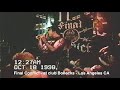 Club Bollocks Final Conflict L A CA 1998 Hardcore Punk