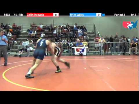 FILAJRFS: 79 KG / 174 lbs: Colin Hedash (App State) vs. Tyler Wilps (Pittsburgh WC)