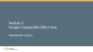 Download Lagu WWC Single Case Design Training, Module 5, Part 1: Design-Comparable Effect Size – Introduction Thumbnail