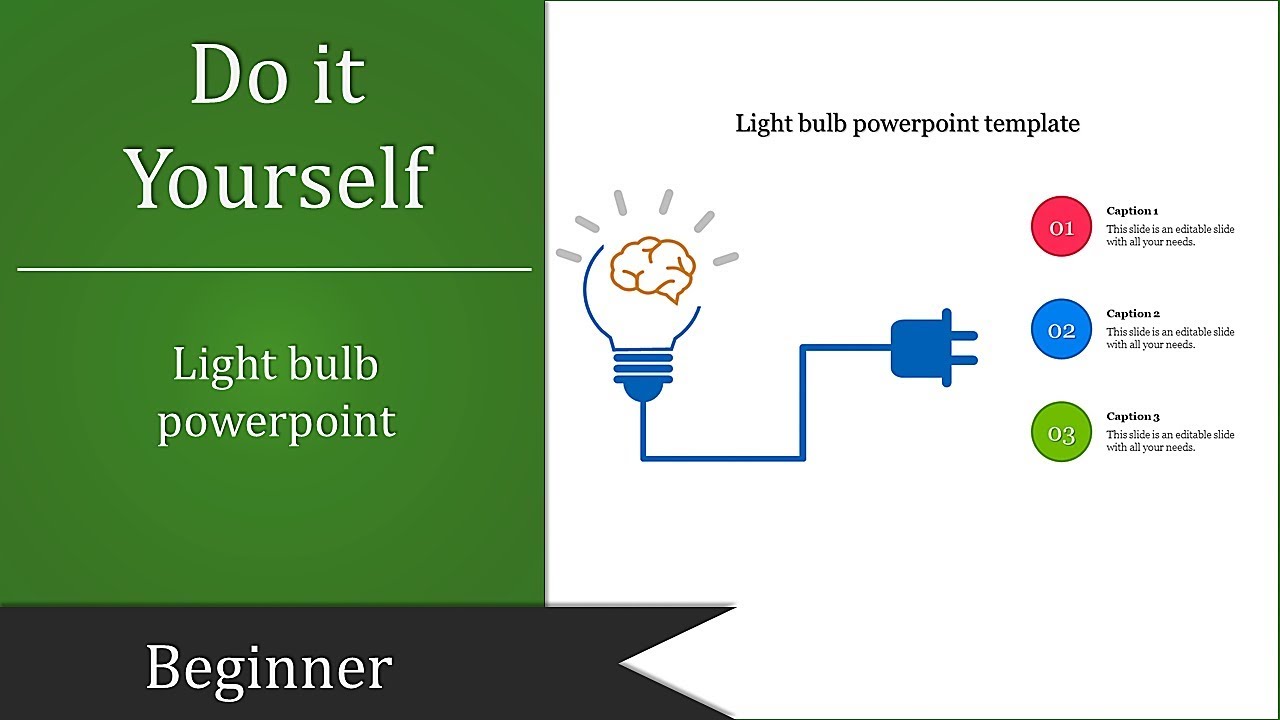How to create Light bulb in PowerPoint Easily