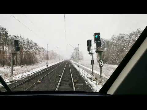 Alstom 1440 Bamberg - Erlangen Bauzustand 19.11.2022 Winter wonderland