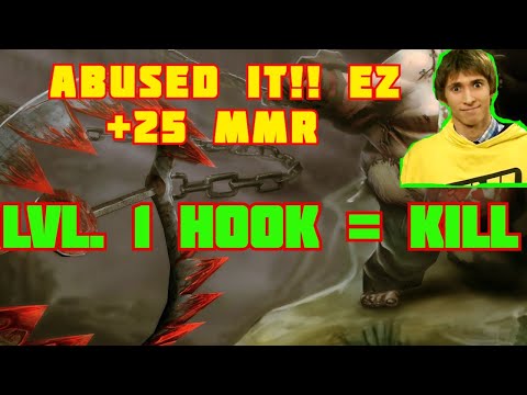 DOTA 2 PUDGE LEVEL 1 HOOK TIPS (WTF DOTA)