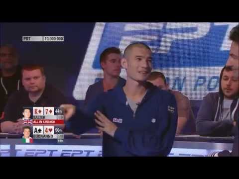 EPT 10 Grand Final - Heads Up - Final Hand - SALTER vs BUONANNO - Poker Highlight
