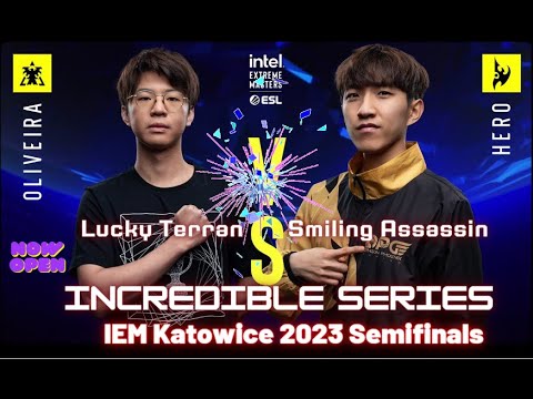 StarCraft 2: INCREDIBLE SERIES herO vs Oliveira Semifinals IEM Katowice 2023  Protoss vs Terran