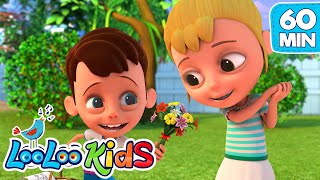 Download lagu 🎵 A Tisket A Tasket & More | 1-Hour LooLoo Kids Nursery Rhymes Compilation for Fun Learning! mp3