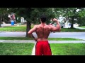 David Kolo Back Posing offseason 2015 14 Weeks Out from Toronto WBFF Muscle Model contest