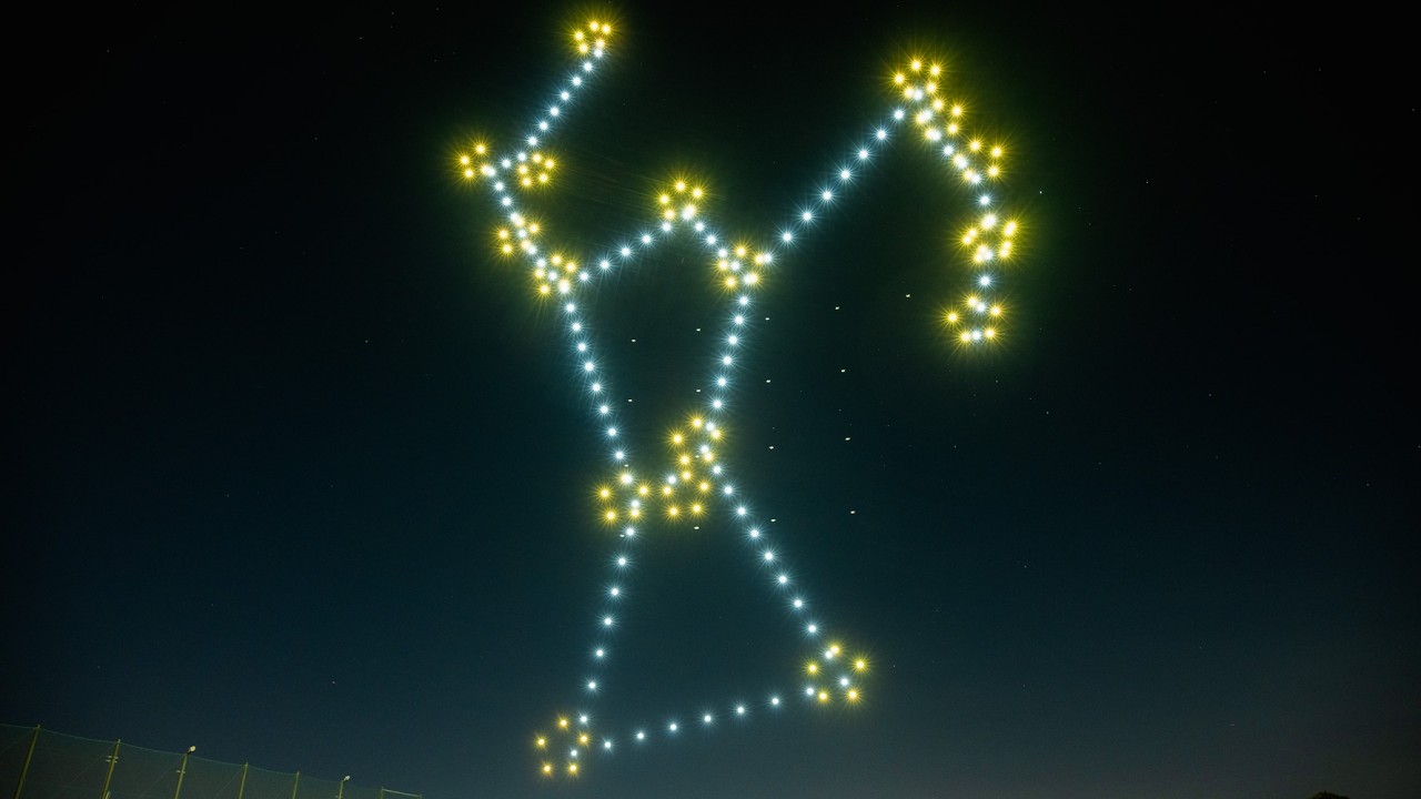 洛西高校　洛再Links × 東洋音楽 ドローンショー 2026/3/12