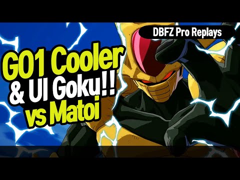 【DBFZ】 GO1 Using Cooler & UI Goku team! vs matoi 【DBFZ Pro Replays】