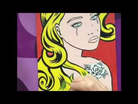 Cómo pintar un pop art ... paso a paso