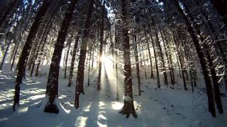 preview picture of video 'A kind of magic in a winter forest, at Trebevic mountain, near Sarajevo city'