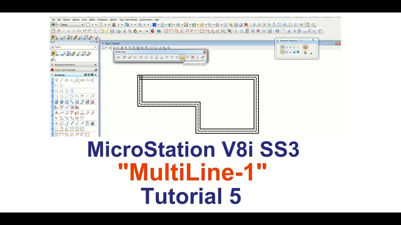 MicroStation   MultiLine 1   Tutorial 5