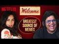 @tanmaybhat & Mallika Sherawat React to Welcome | Netflix India