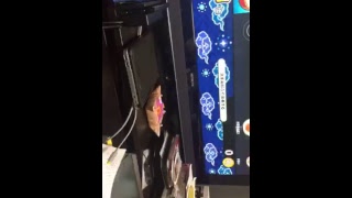太鼓の達人、一回だけ、下手です！