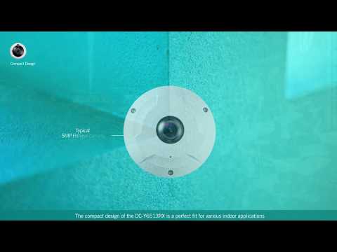 IDIS 5MP IR Super Fisheye Compact (DC-Y6513RX)
