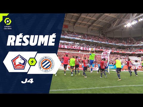 LOSC LILLE - MONTPELLIER HÉRAULT SC (1 - 0) - Résumé - (LOSC - MHSC) / 2023-2024