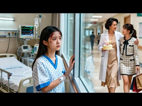 Chica con cáncer terminal ve a su madre doctora de compras con la hija adoptiva.¡Pagará su crueldad!