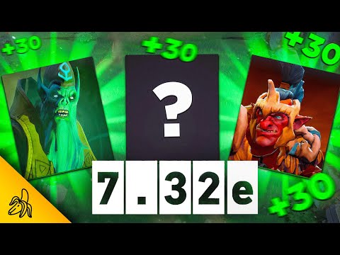 These heroes are free MMR in 7.32e