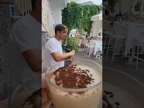 Crema Al Caffe no Bar Pasticceria Gelateria La Vela, Capri Itália