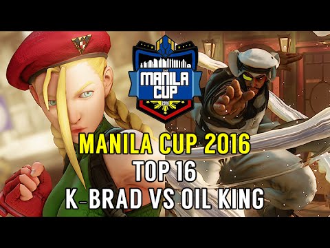 Street Fighter V Tournament: Manila Cup 2016 Top 16 - EG K-Brad (Cammy) v Oil King (Rashid)