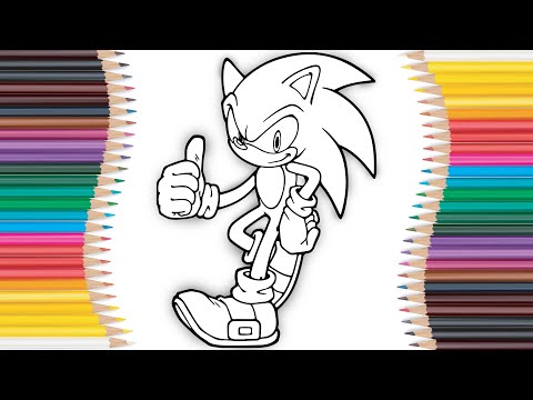 Sonic the Hedgehog Coloring Pages / @colorfulworldofficial / Domastic - Forever [NCS Release]