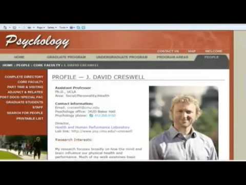 Mindful Living with Ally Ford and Tom O'Brien - Interview with Dr. J. David Creswell