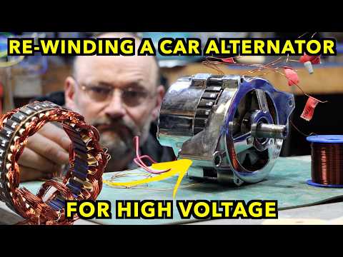 Rewinding An Alternator Into A Hydroelectric Generator