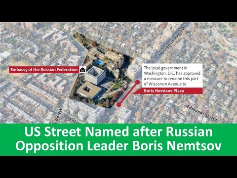 Learn English with VOA News - US Street Named after Russian Opposition Leader Boris Nemtsov