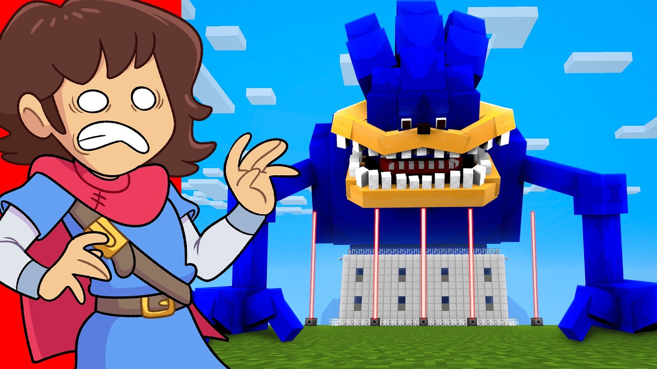 Shin Sonic vs Security House in Minecraft