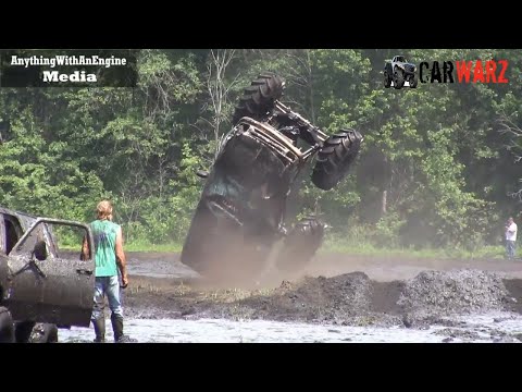 HIGH STRUNG Mega Truck CRASH At BFE Mud Bog 2020