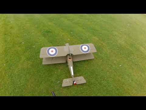 Second flight of the Flair SE5A RC plane