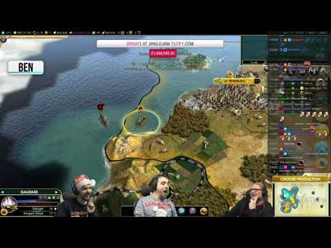Rythian's Salty Civ Meltdown w/ Twitch Chat (Yogscast Jingle Jam 2020)